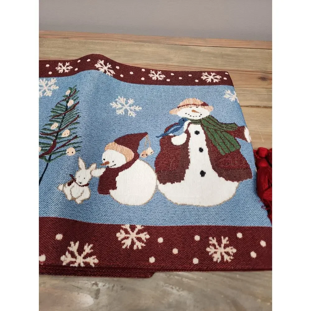 Snowmen Winter Table Runner 72